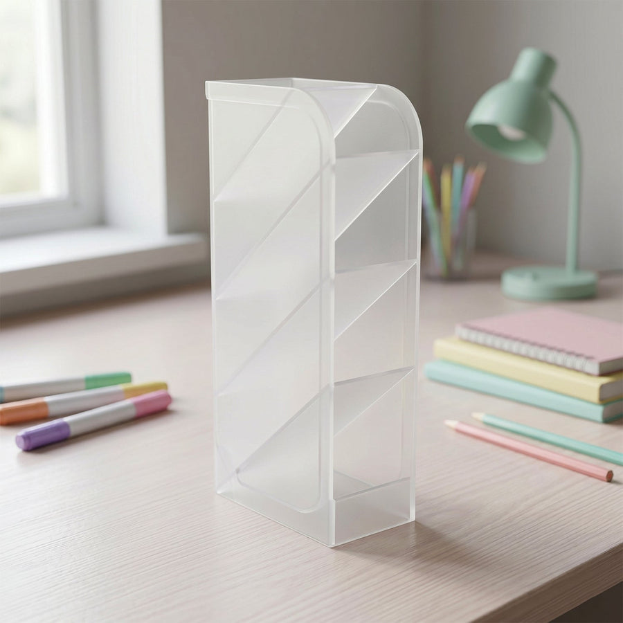 Plastic Multi-Storage Holder – 1 Pc, Perfect for Storing Pens, Markers