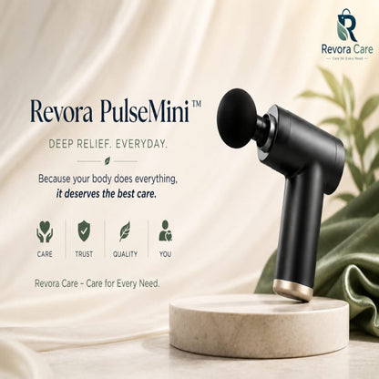 Revora PulseMini™| Portable Deep Tissue Massage Gun